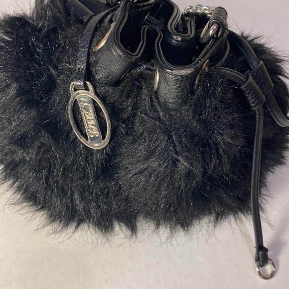Carlos Santana Black fur bag - Picture 3 of 8